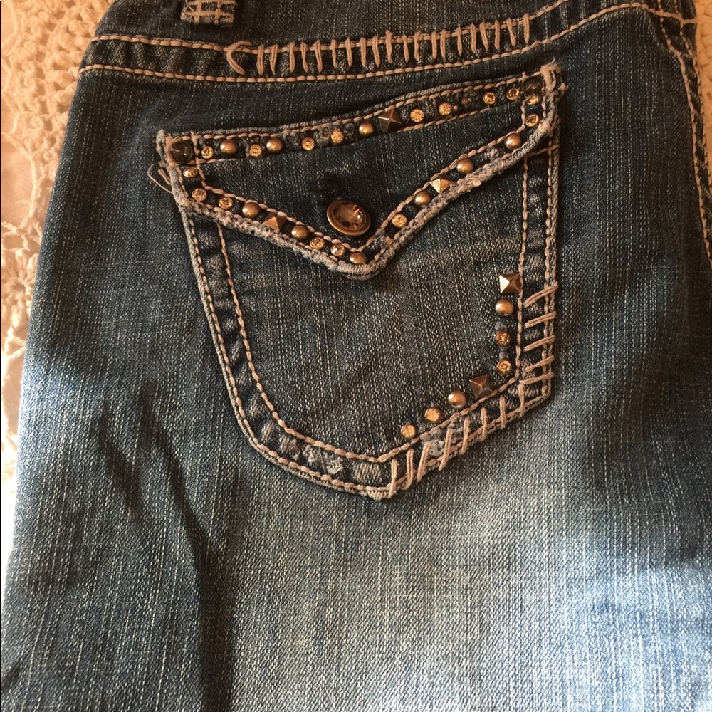 Rock and Roll Cowgirl distressed jeans